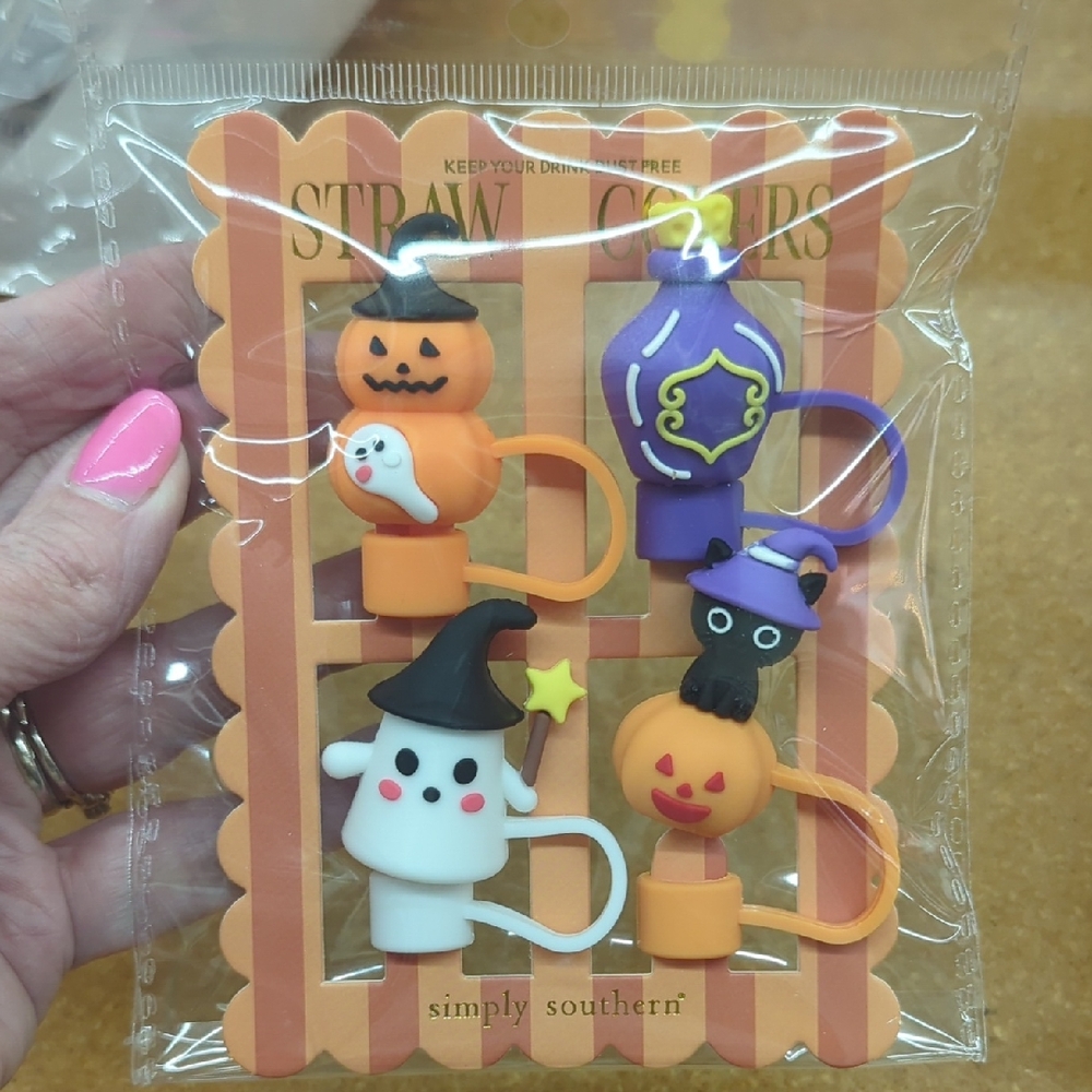Simply Southern Halloween Straw Covers